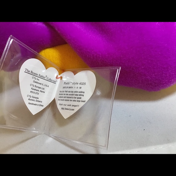 Ty Patti Beanie Baby - Picture 2 of 4